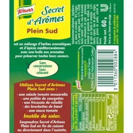 Assaisonnement en poudre secret d'arômes plein Sud KNORR la boite de 60 g