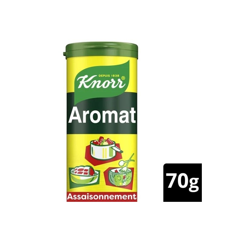 Epices Aromat KNORR
Epices Aromat KNORR
la boite de 70 g
