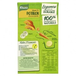 Soupe potiron crème fraîche KNORR la brique de 1 l