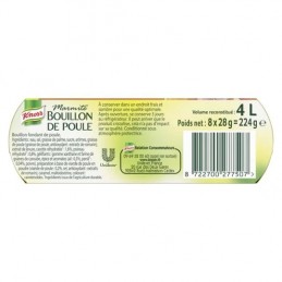 Bouillon de poule marmite KNORR
les 8 marmites de 28 g