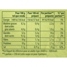 Soupe déshydratée passée aux 9 légumes KNORR
le sachet de 105 g