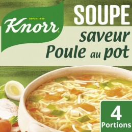 Knorr Moments Gourmets Soupe déshydratée Velours de Cèpes Champignons 91g 3  Portions - 91 g