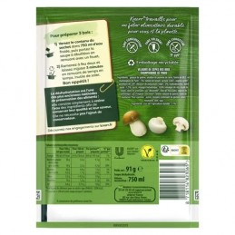 Soupe déshydratée velours de cèpes et champignons de Paris KNORR
le sachet de 91 g