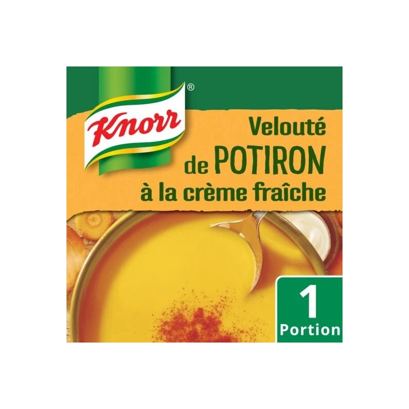 KNORR Kurpitsakeitto smetanalla, 30 cl pakkaus