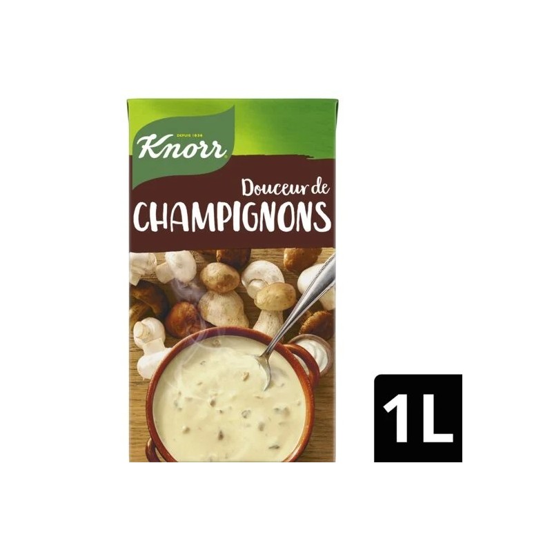 KNORR Tatti- ja herkkutattikeitto, 1 l pakkaus
