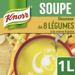 Soupe 8 légumes crème...