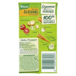 Soupe 8 légumes crème fraîche KNORR
la brique de 50 cl