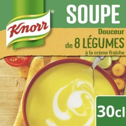 Soupe 8 légumes crème...