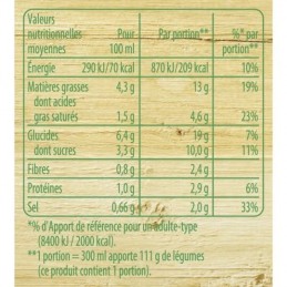 Soupe 8 légumes crème fraîche KNORR
la brique de 30 cl
