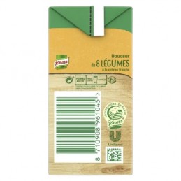 Soupe 8 légumes crème fraîche KNORR
la brique de 30 cl