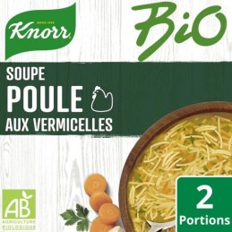 Soupe Bio poule aux...