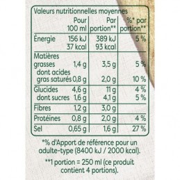 Soupe velouté de carottes françaises KNORR
le carton de 1l