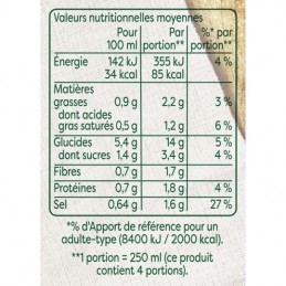 Soupe velouté de poireaux KNORR
la brique de 1L