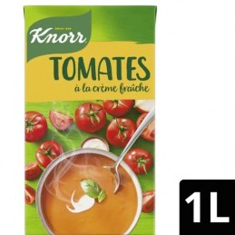 Soupe Tomates Crème Fraîche KNORR
la brique d'1L