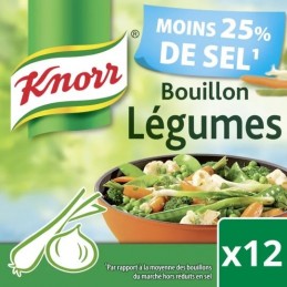 Bouillon de légumes réduit en sel KNORR