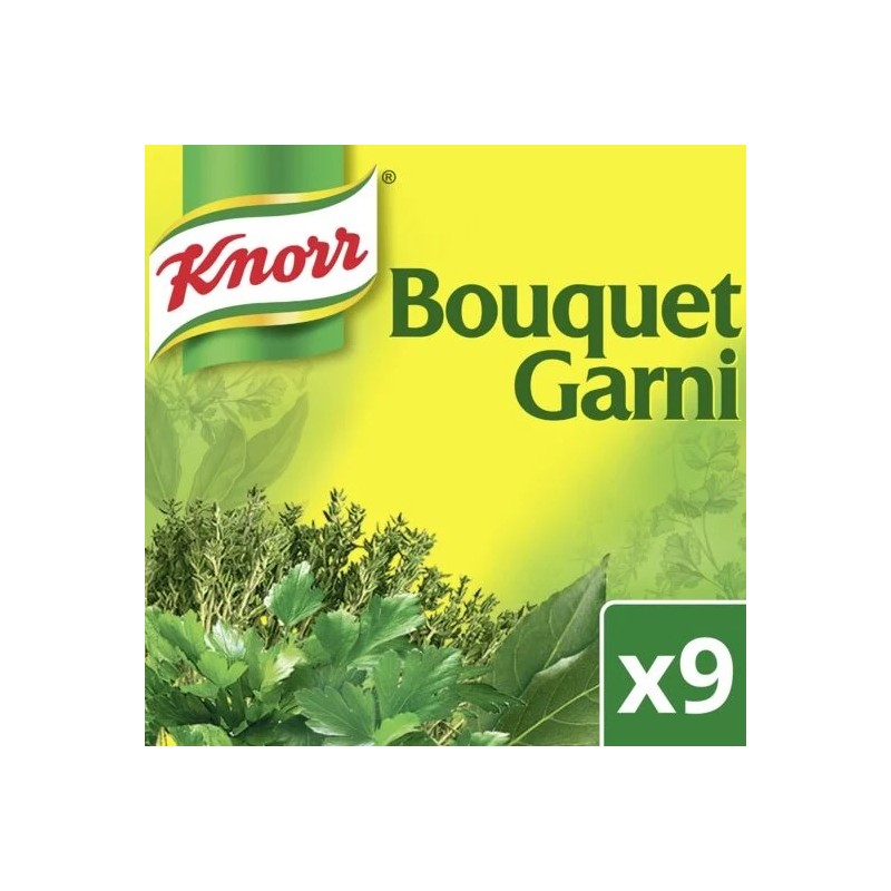 KNORR -liemi bouquet garnilla, timjamilla, persiljalla ja laakerinlehdellä