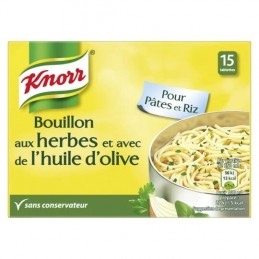 肉汤立方香草和橄榄油 Puget KNORR 15 片...