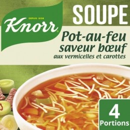 KNORR Soupe déshydratée bouillon de légumes La Reine Des Neiges 2 portions  40g pas cher 
