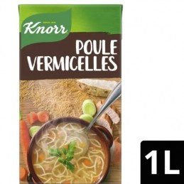 Soupe poule vermicelles KNORR la brique de 1 l