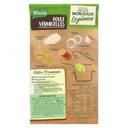 Soupe poule vermicelles KNORR la brique de 1 l