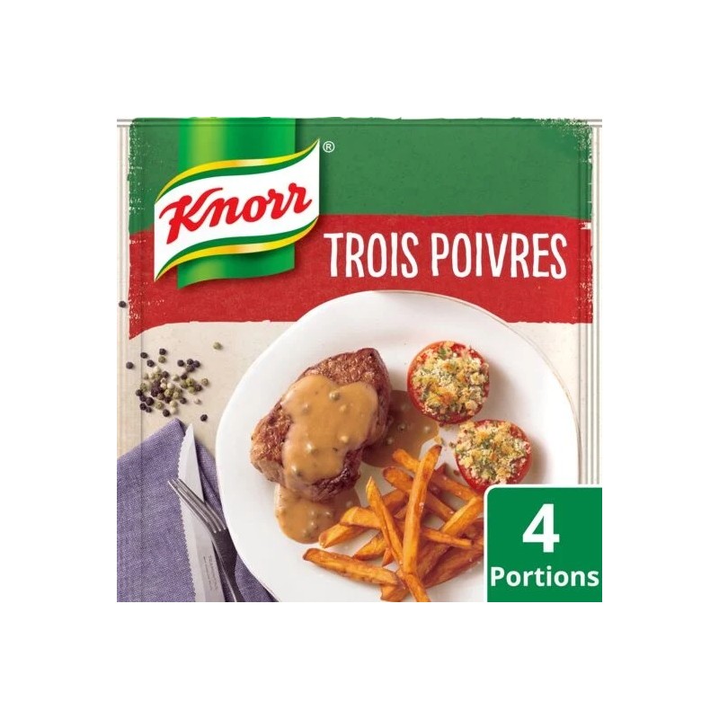 KNORR 3 pippuria kuivattu kastike 32 g pussi