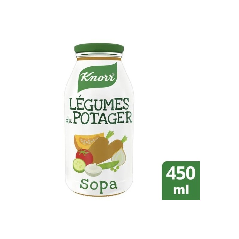 Soupe Légumes du Potager KNORR la bouteille de 450mL