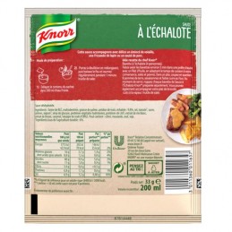 Sauce déshydratée à l'échalote KNORR
le sachet de 33 g