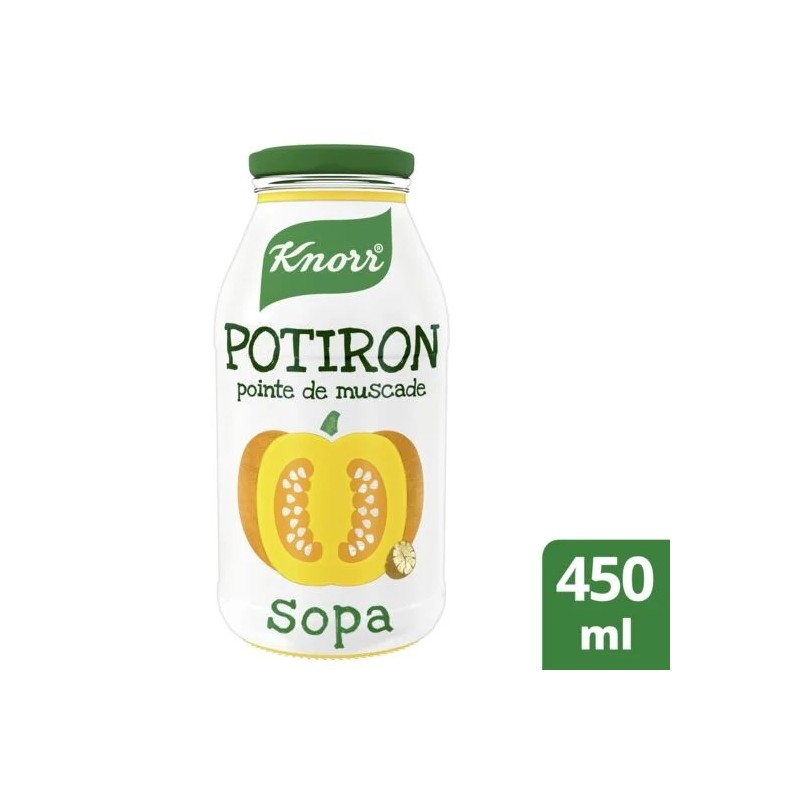 KNORR Kurpitsa- ja muskottipähkinäkeitto 45cl pullo
