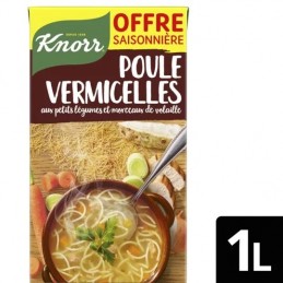 Sopa líquida de fideos con...