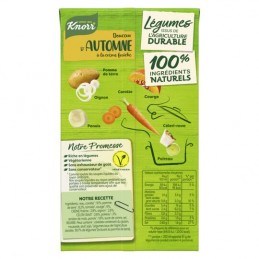 Soupe liquide Douceur d'Automne à la crème fraîche KNORR
la brique de 1L
