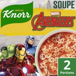 Soupe Déshydratée avengers KNORR
la boite de 41g