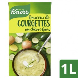 Soupe courgettes au chèvre...