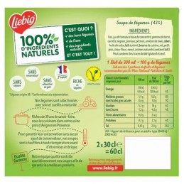Soupe 10 légumes LIEBIG les 2 briques de 30 cl