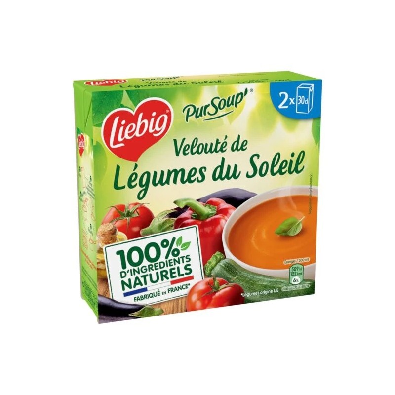 Soupe légumes soleil LIEBIG les 2 briques de 30 cl Soupe légumes soleil LIEBIG les 2 briques de 30 cl