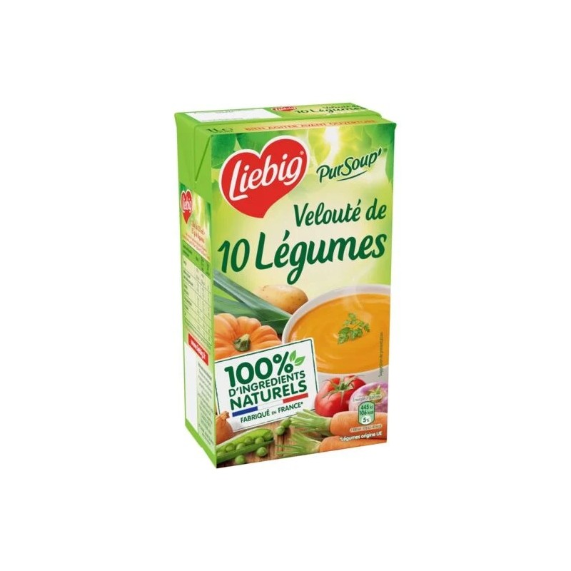 Soupe 10 légumes LIEBIG la brique de 1 l