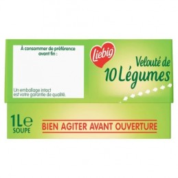 Soupe 10 légumes LIEBIG la brique de 1 l