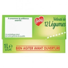 Soupe Velouté de 12 légumes LIEBIG la brique de 1L