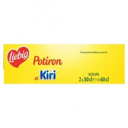 Soupe potiron Kiri LIEBIG
les 2 briques de 30 cl