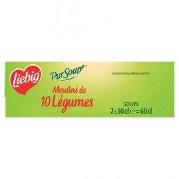 Soupe 10 légumes LIEBIG les 2 briques de 30 cl