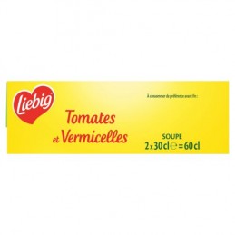 Soupe tomates & vermicelles PastaSoup' LIEBIG les 2 briques de 300g