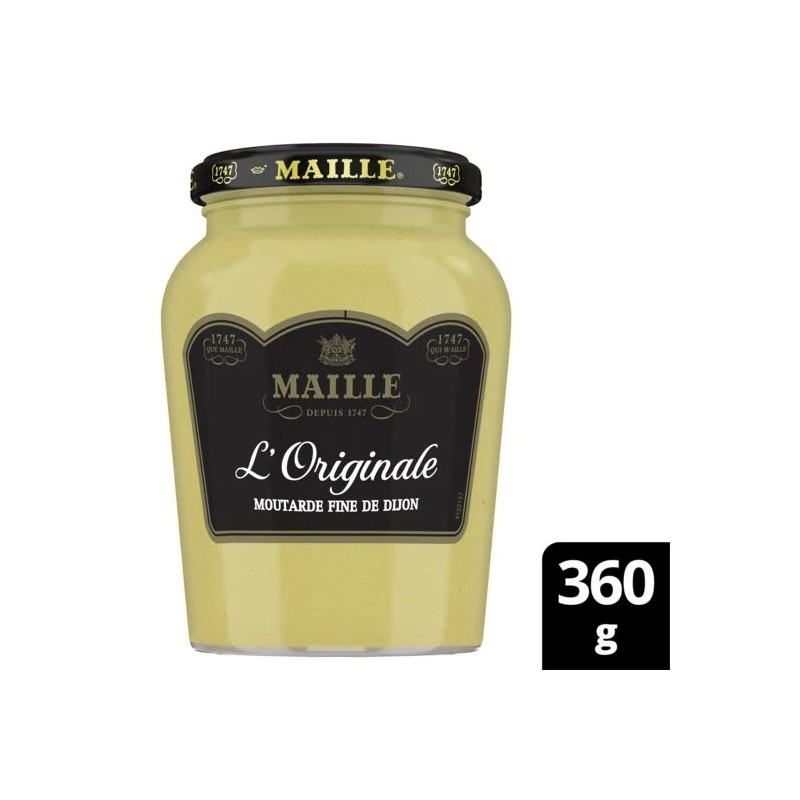 MAILLE Original hieno Dijon-sinappi
360 g purkki