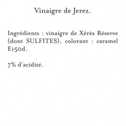 Vinaigre de Xérès AOP MAILLE la bouteille de 50 cl