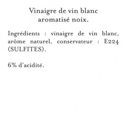 Vinaigre de vin aromatisé noix MAILLE la bouteille de 50 cl