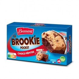 Gâteaux brookie choco pépite BROSSARD le paquet de 4