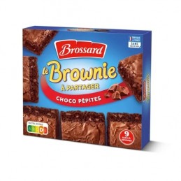 Gâteaux Brownie chocolat pépites BROSSARD la boite de 285 g