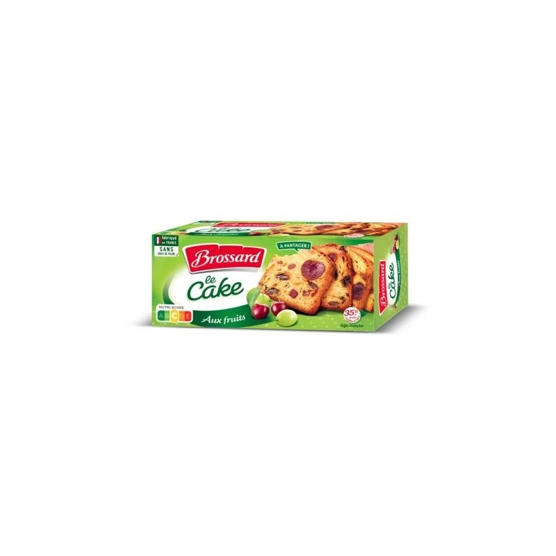 Gâteaux cake aux fruits BROSSARD la boite de 300 g