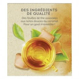 Thé noir caramel LIPTON la boite de 25 sachets - 40 g