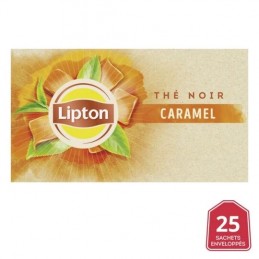 LIPTON caramel black tea...