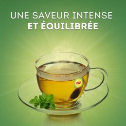 Thé vert menthe intense LIPTON la boite de 20 sachets - 32 g