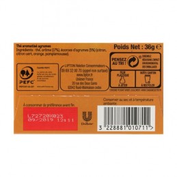 Thé noir agrumes LIPTON
la boite de 20 sachets - 36 g